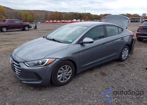 2017 Hyundai Elantra Se из США, поврежденный, VIN KMHD74LF3HU423823